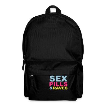Sex Pills Raves - Rucksack - Schwarz - Vorne