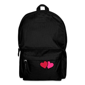 hearts comic - Rucksack - Schwarz - Vorne