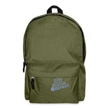 Eat Sleep Play Guitar - Rucksack - Olivgrün - Vorne