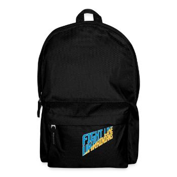fight like ukrainians quote - Backpack - black - Front