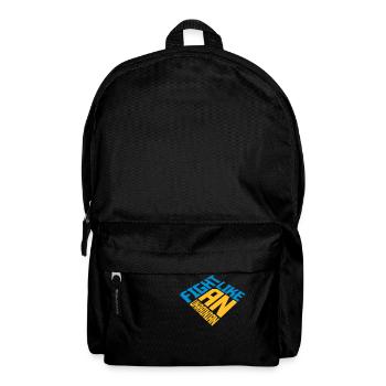 fight like ukrainians quote - Backpack - black - Front
