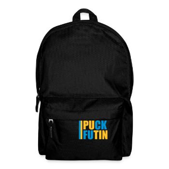 puck futin logo design - Backpack - black - Front