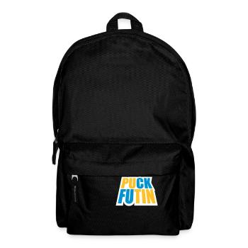 Conception du logo Puck Futin - Sac à dos - noir - Devant