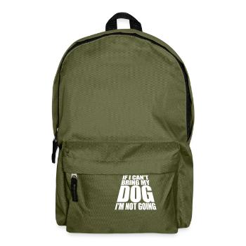 Citation Apportez mon chien - Sac à dos - vert olive - Devant