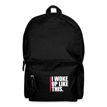 Je me suis réveillé comme ça - Sac à dos - noir - Devant
