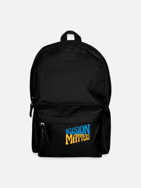 inclusion matters Logo Zitat - Rucksack - Schwarz