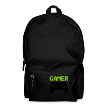 gamer controller - Rucksack - Schwarz - Vorne