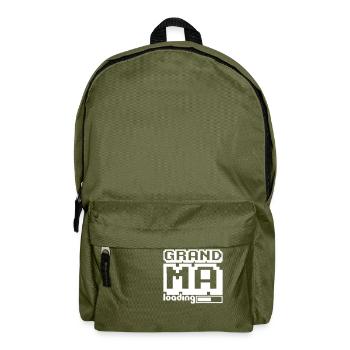 Pixel Grandma Barre de chargement Gamer Jeu vidéo - Sac à dos - vert olive - Devant