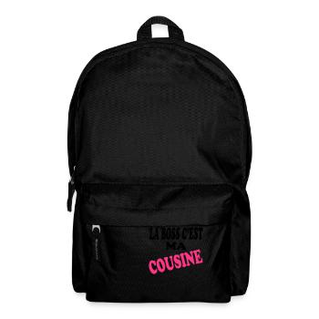 Das Beste ist meine Cousine - Rucksack - Schwarz - Vorne
