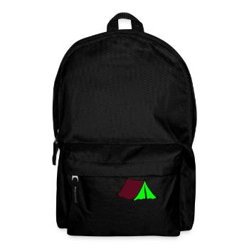 zelt - Rucksack - Schwarz - Vorne
