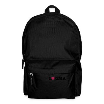 mp_i_love_oma - Rucksack - Schwarz - Vorne