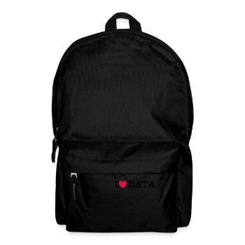Daten I Love - Rucksack - Schwarz - Vorne