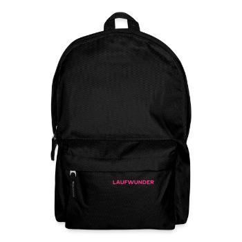 Laufwunder | Sports T-shirt printing - Backpack - black - Front