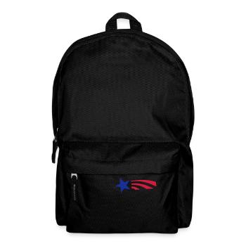 Star and Stripes - Rucksack - Schwarz - Vorne