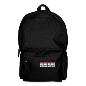 Binär Code Programm Sprache - Rucksack - Schwarz - Vorne