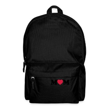 Mom heart - Backpack - black - Front