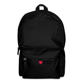 Chess Team Heart - Backpack - black - Front
