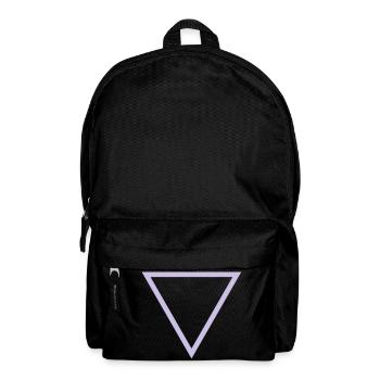 Dreieck - Rucksack - Schwarz - Vorne