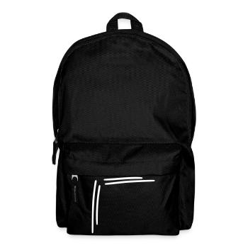 angular frame corner Vector - Backpack - black - Front