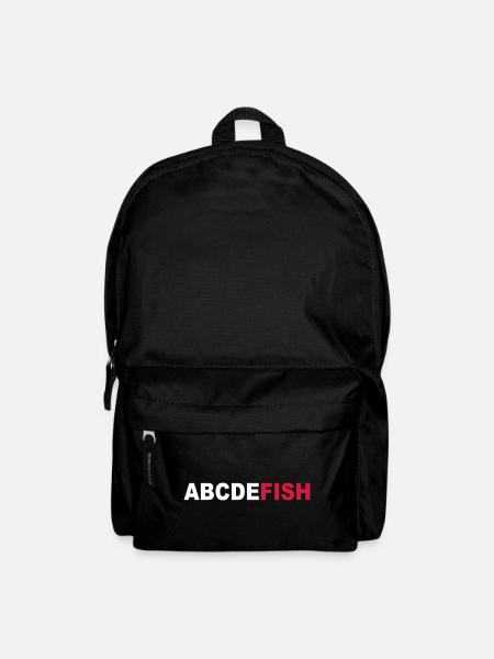 angeln - Rucksack - Schwarz