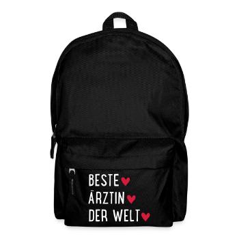 Beste Ärztin der Welt - Rucksack - Schwarz - Vorne