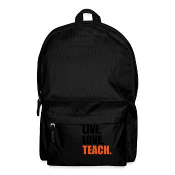 Lehrer - Rucksack - Schwarz - Vorne