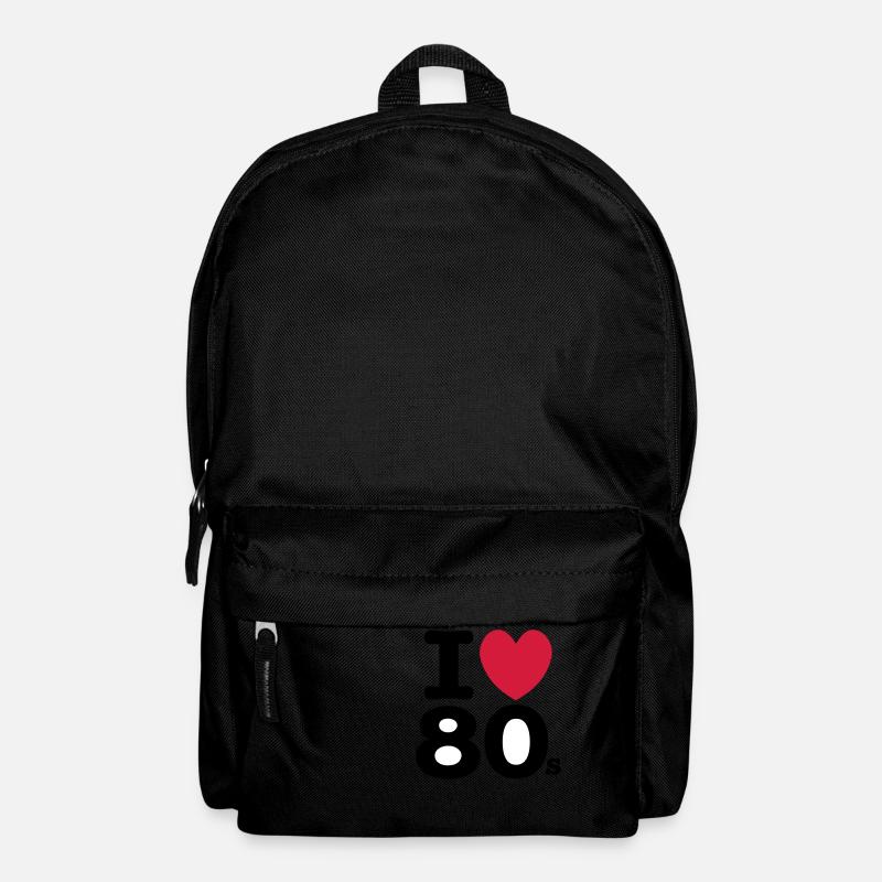 i love 80s - Rucksack - Schwarz