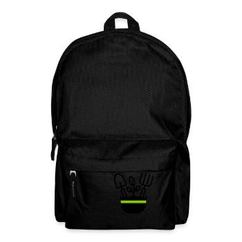 Gartenarbeit Gärtner Symbol - Rucksack - Schwarz - Vorne