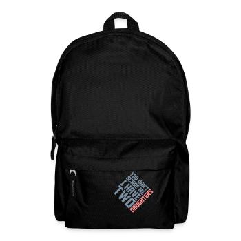 J’ai deux filles - Sac à dos - noir - Devant
