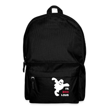 Halloween Gespenst - Rucksack - Schwarz - Vorne