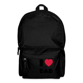 I Love my Dad - Backpack - black - Front