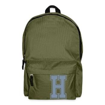 H - Backpack - olive green - Front