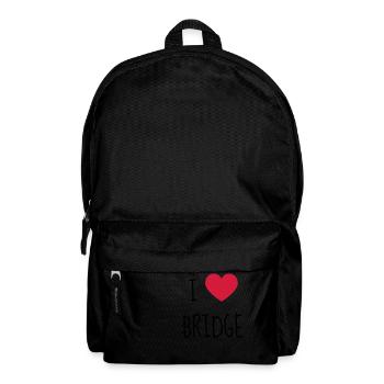 Bridge Card game Kartenspiel Jeu de cartes - Backpack - black - Front