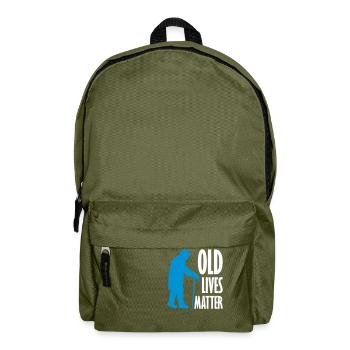 old lives matter Zitat - Rucksack - Olivgrün - Vorne