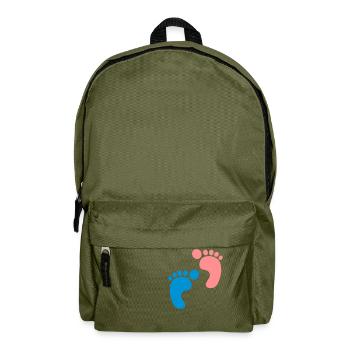 Baby - Birth - Boy - Girl - Backpack - olive green - Front