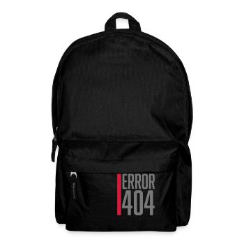 Error Code Error 404 - Backpack - black - Front