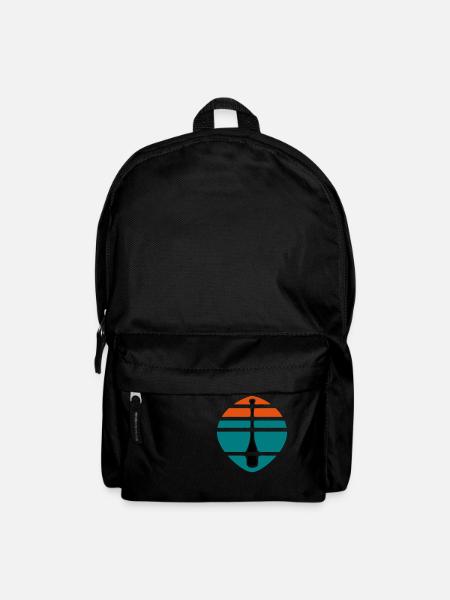 Paddle Sunset Logo - Backpack - black