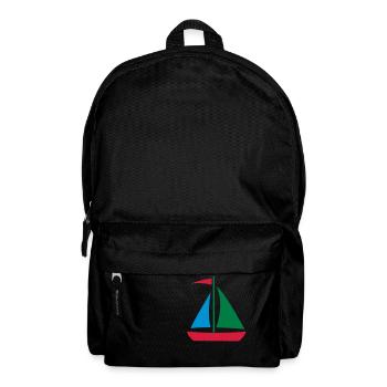 voilier_2_3clr - Sac à dos - noir - Devant