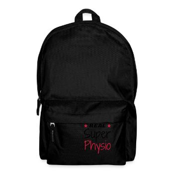 Kinésithérapie / Kiné / Masseur / Docteur - Sac à dos - noir - Devant