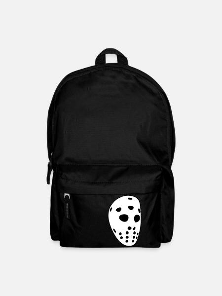Masque de hockey rétro - Sac à dos - noir