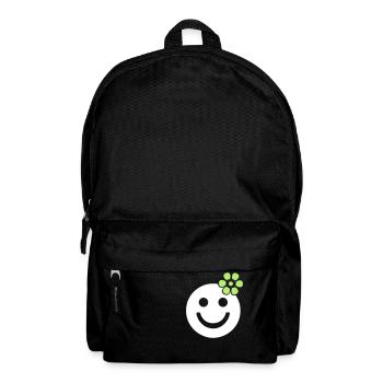 summer spring cheerful flower sunflower - Backpack - black - Front