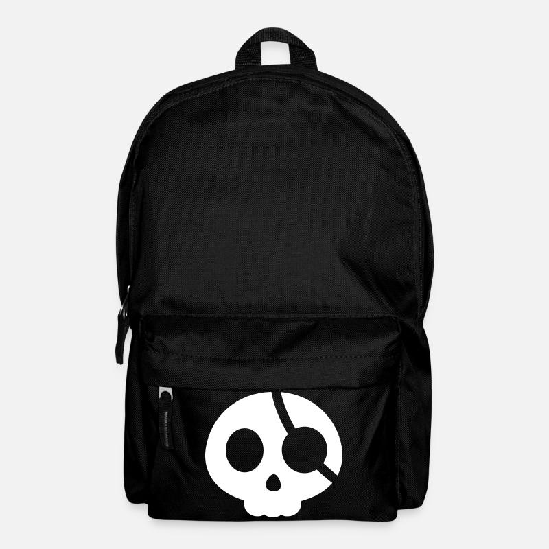 Totenkopf mit einer Augenklappe - Rucksack - Schwarz