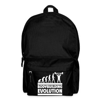 Bodybuilding Evolution Perfekt für Fitnessfans - Rucksack - Schwarz - Vorne