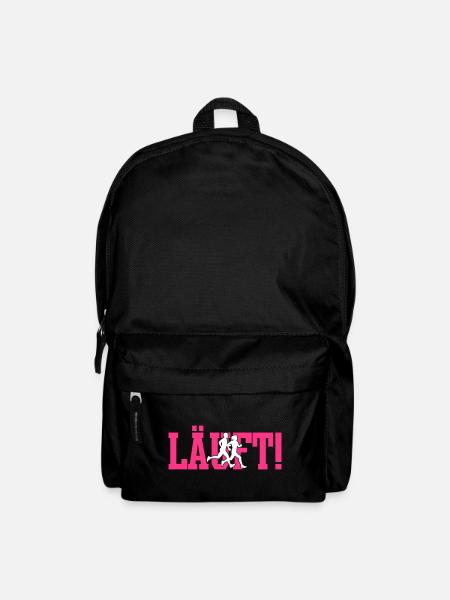 LÄUFT! - Rucksack - Schwarz
