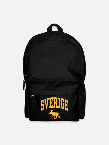 Schweden Elch - Rucksack - Schwarz