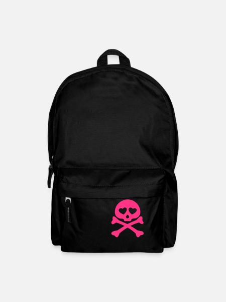 heart skull (ie) - Backpack - black
