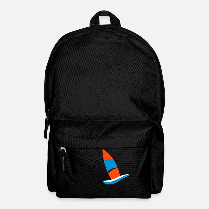 windsurfing logo - Rucksack - Schwarz