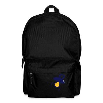 nuggi / Schnuller - Rucksack - Schwarz - Vorne