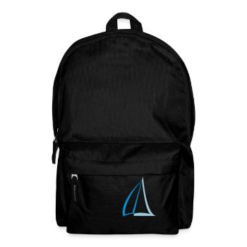 Segel Zweifarbig - Rucksack - Schwarz - Vorne