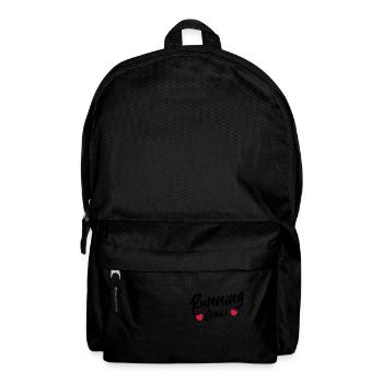 Cœur d’équipe de course à pied - Sac à dos - noir - Devant